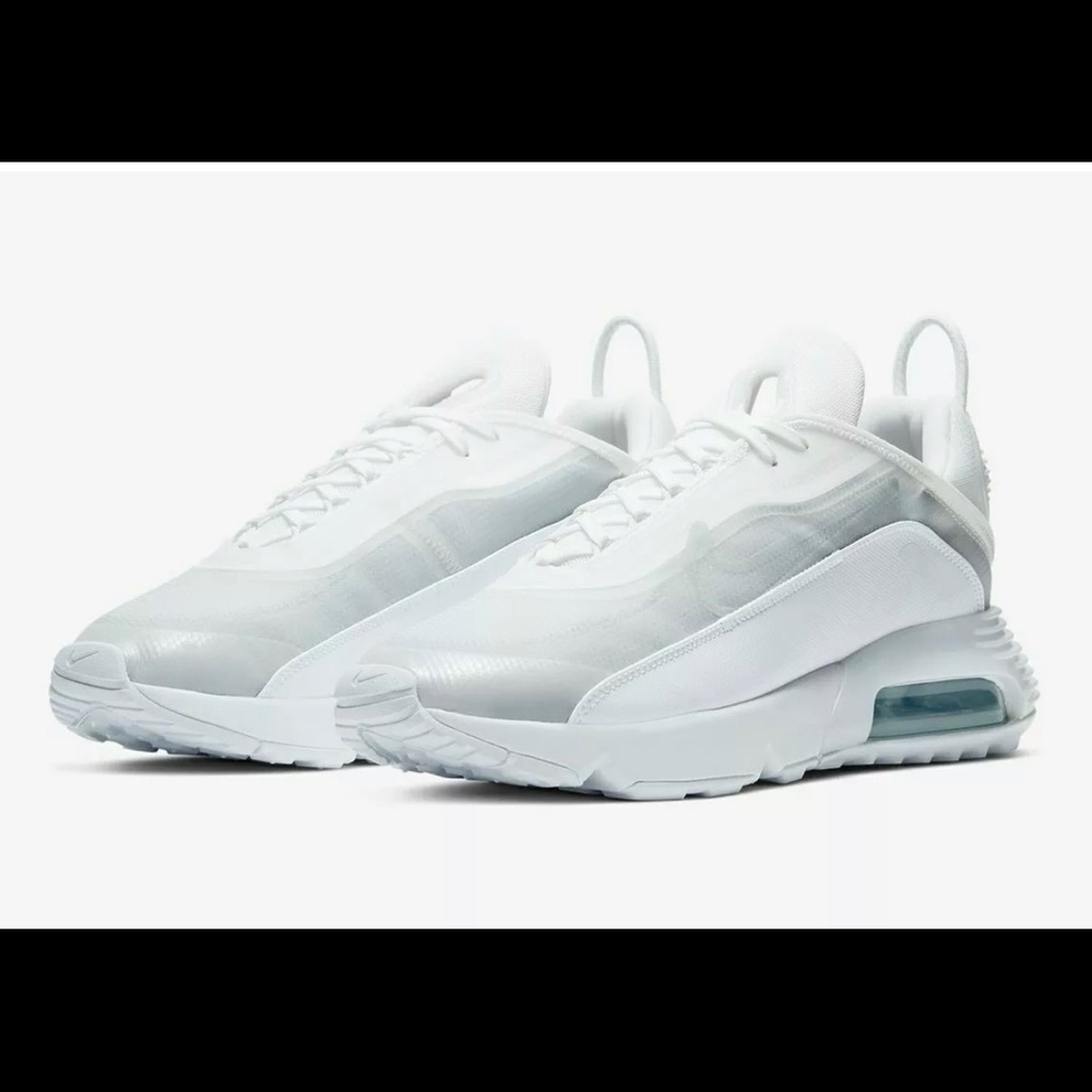 Nike Air Max 2090 Triple White Wolf Grey Size 8.5